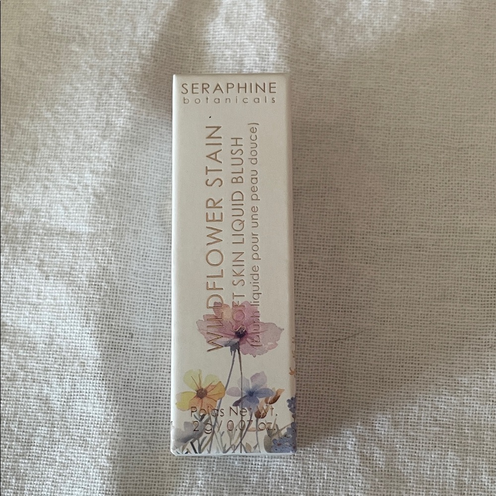 Seraphine Botanicals Vegan Blush with Floral Design